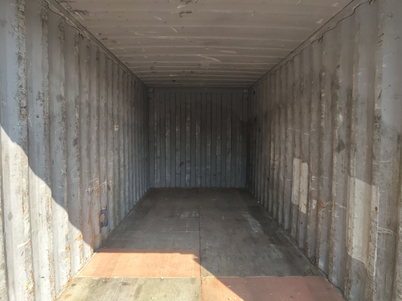 A 20 x 8ft Standard Container in As-Is condition, located in Glasgow